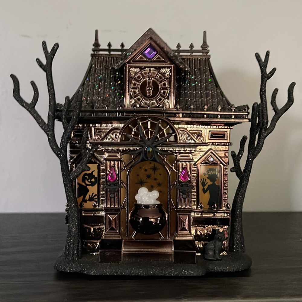 BBW Wallflower Plugin Haunted House w Witch projector